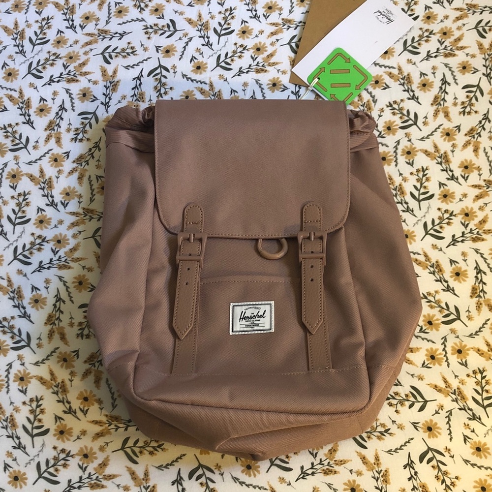 NWT✨Herschel Retreat Mini Backpack Ash Rose